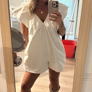 NEW WITH TAGS VESTIQUE WHITE ROMPER